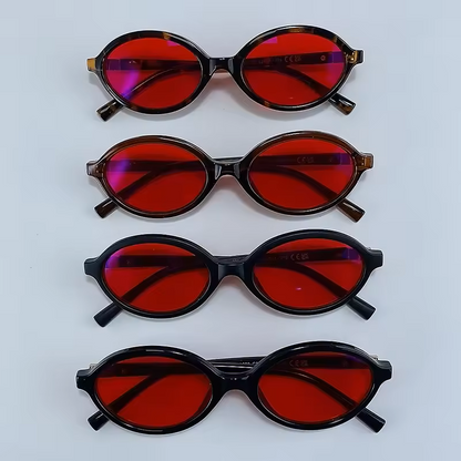 GaleWorks Sleep Glasses — Red Lens Blue Light Blocking Glasses for Better Sleep & Screen Time