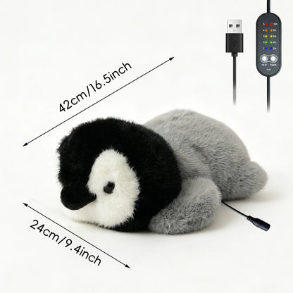 Electric Heating Pad for Period Cramps Plush USB Powered Menstrual Heating Pad Neck Shoulder Pain Relief Gift for Women Wife