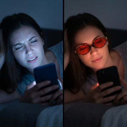 GaleWorks Sleep Glasses — Red Lens Blue Light Blocking Glasses for Better Sleep & Screen Time