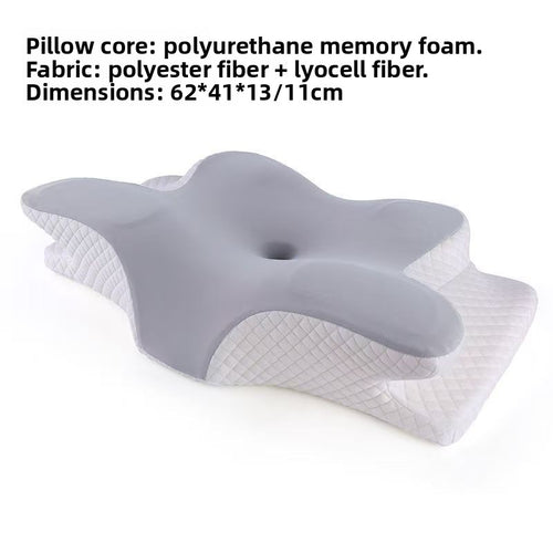 GaleWorks Contour Pillow in use, side sleeping position